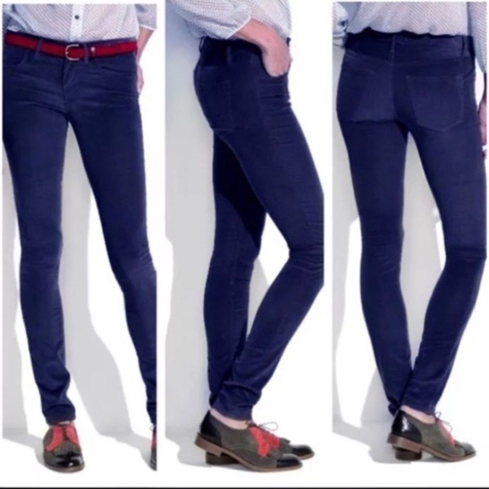 Madewell Corduroy Mid Rise Skinny Jeans